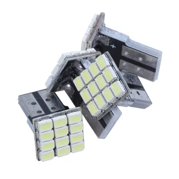 T10 W5W Бял Canbus 1206 12-SMD led лампа 12 x4