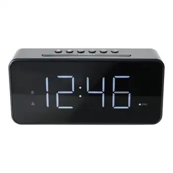 Атомен digital alarm clock в рамка, черно украса за дома, луксозен Интериор на стените, Тенис на led дисплей, часовник на батерии Despertador