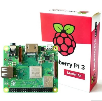 Нов Raspberry Pi Model 3 A + Plus с 4-ядрен процесор на 1.4 Ghz, 512 MB оперативна памет, с Wi-Fi и Син Зъб